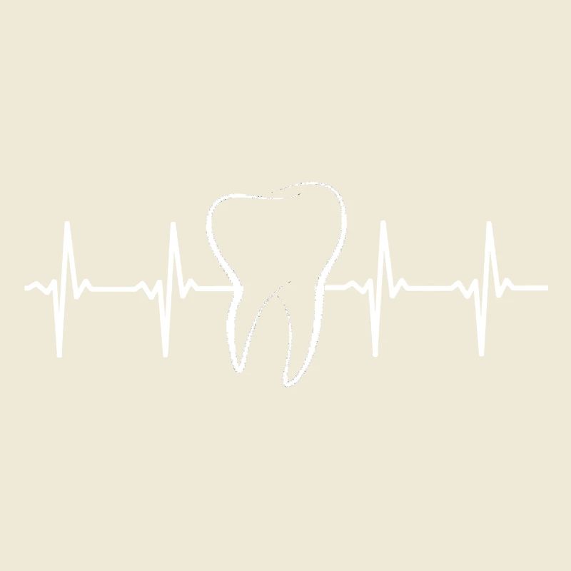 Tooth Heart Pulse Illustration