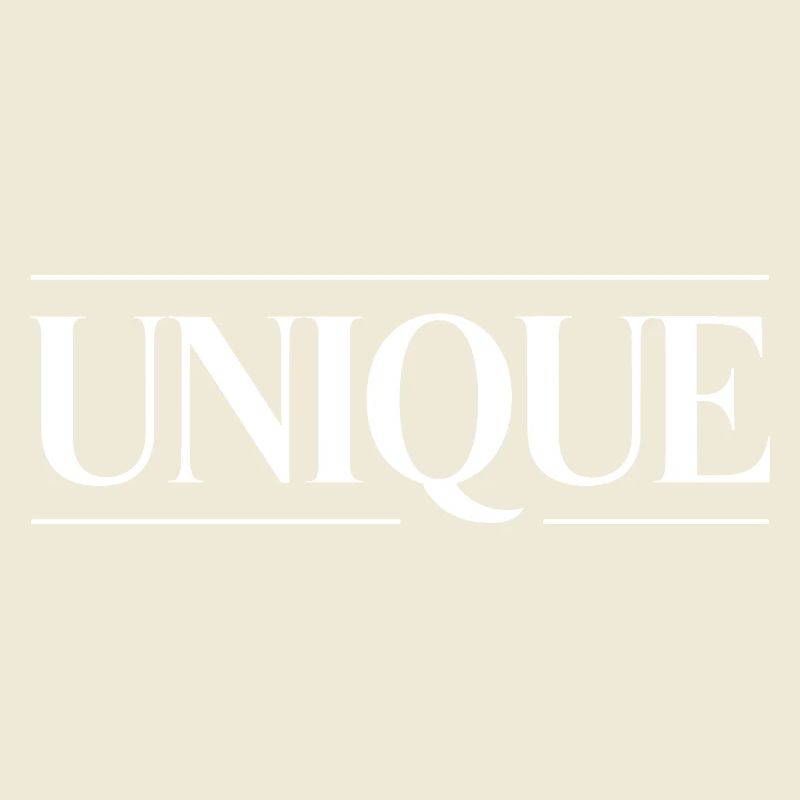 Unique Einzigartig Unikat Selbstwert Einzig Artig