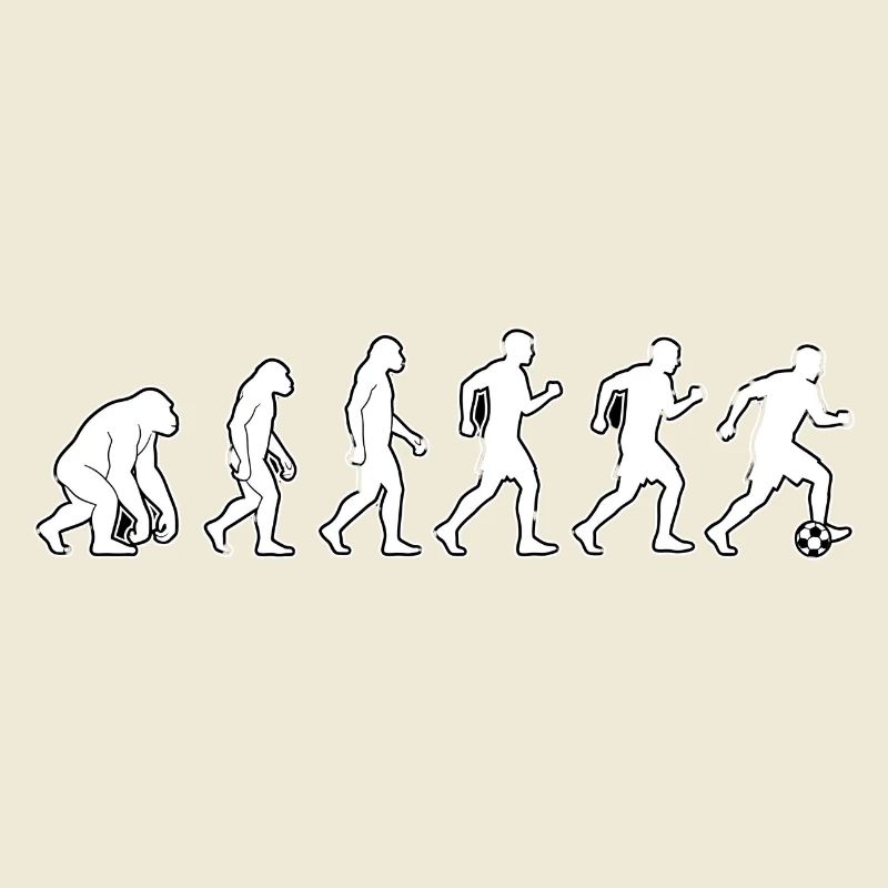 Evolution to become a football player