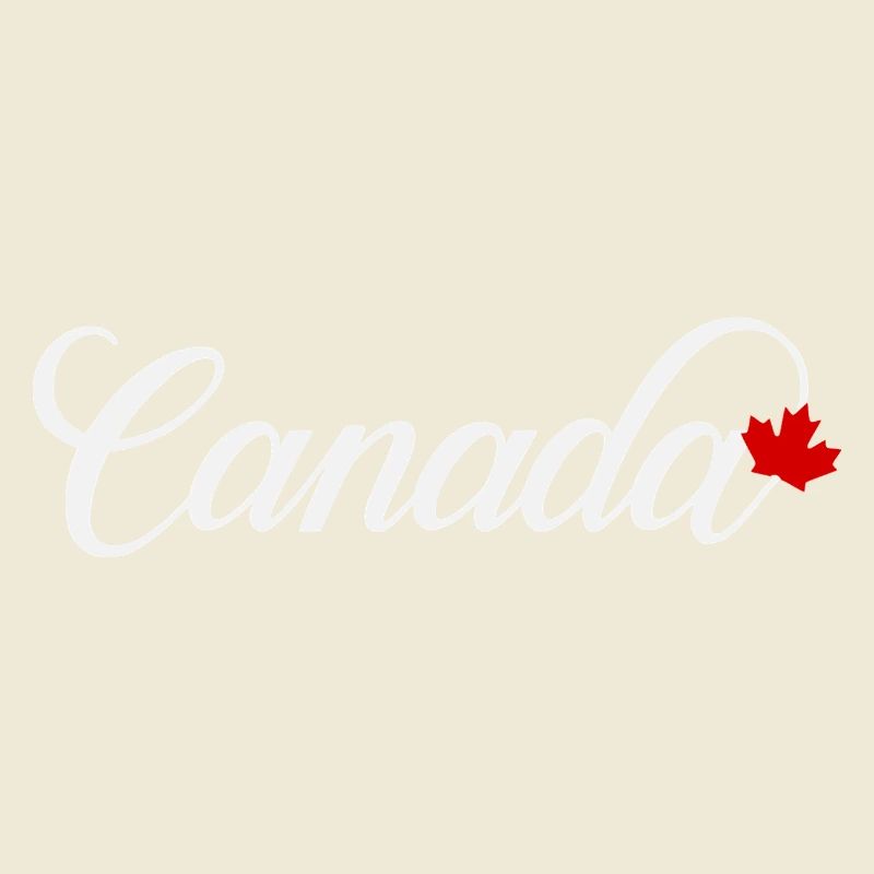 Canada Script mit Ahornblatt