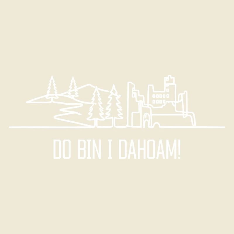 Dahoam - Baden proverb dialect Black Forest