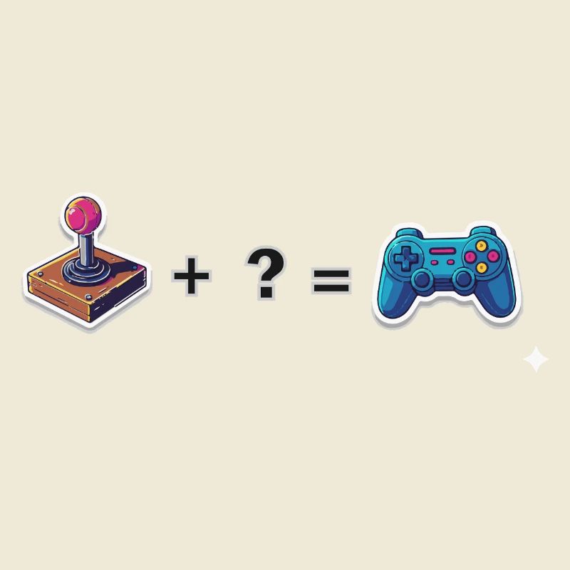 Retro joystick meets gamepad
