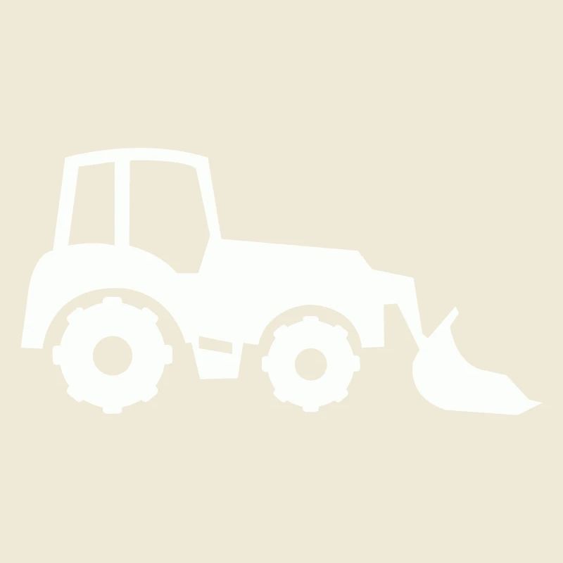 Traktor Silhouette Frontlader