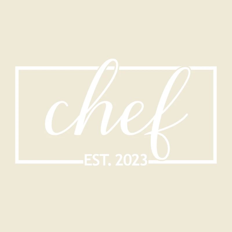 Chef Est. 2023 Graduated Chef Culinary Art Student