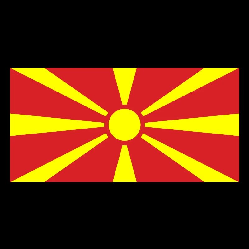Drapeau de la Macédoine