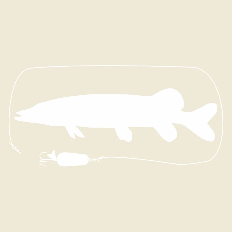 Hecht mit Löffelblinker