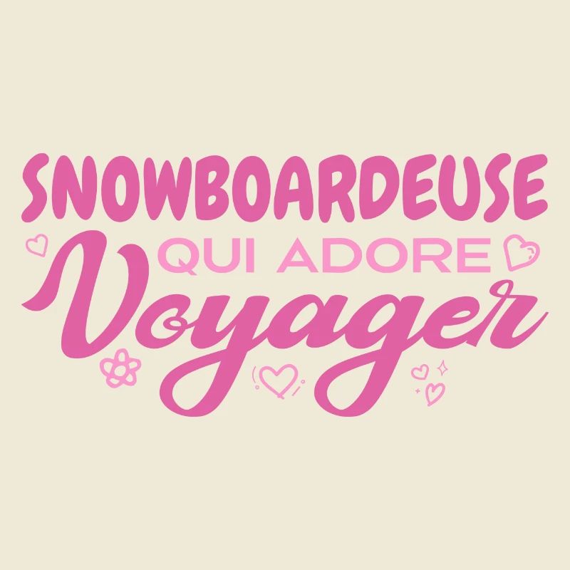 Snowboardeuse globe-trotteuse passionnée de voyage