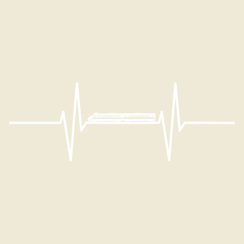 Heartbeat with train / locomotive