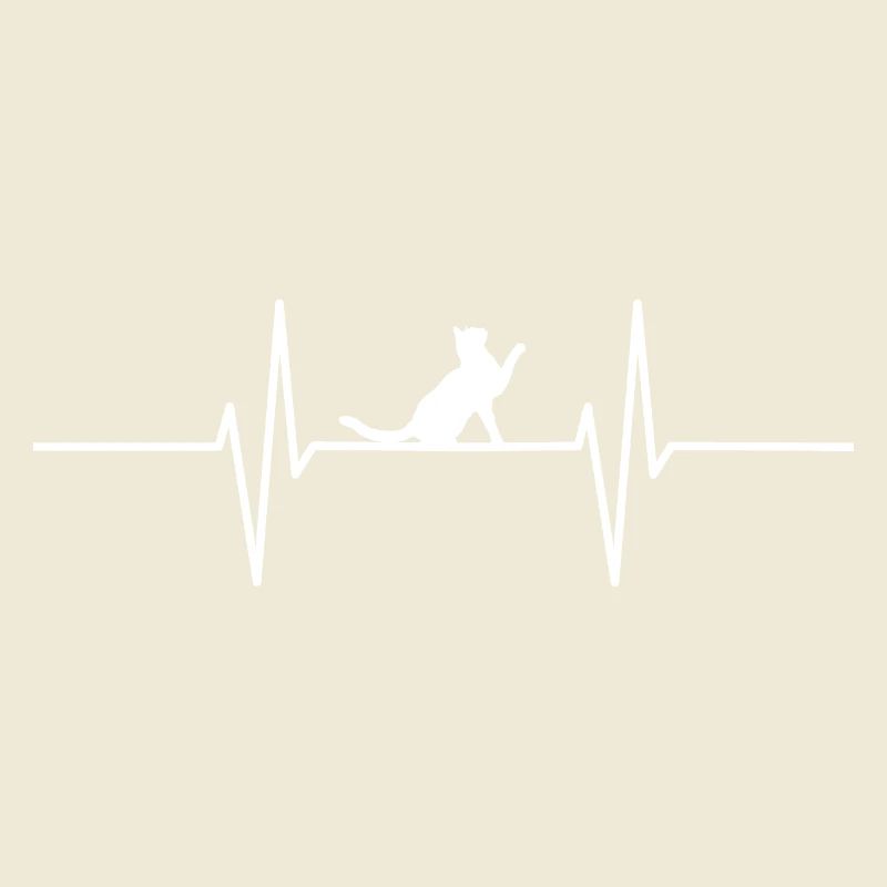 Heartbeat with cat