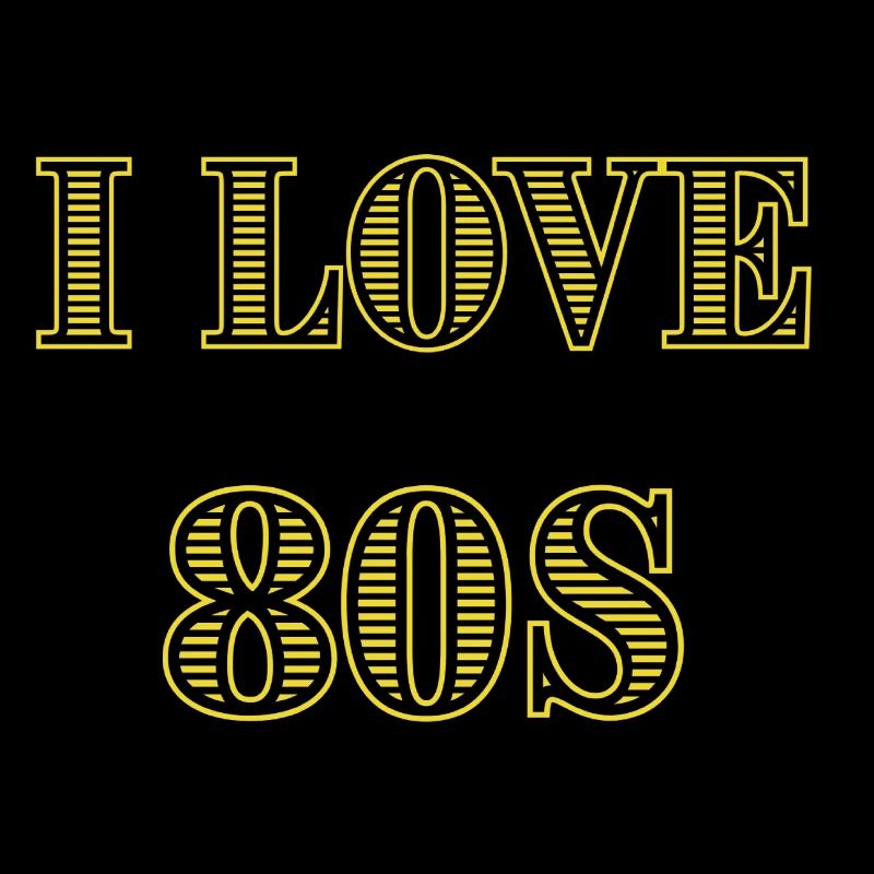 80er Retro Vintage