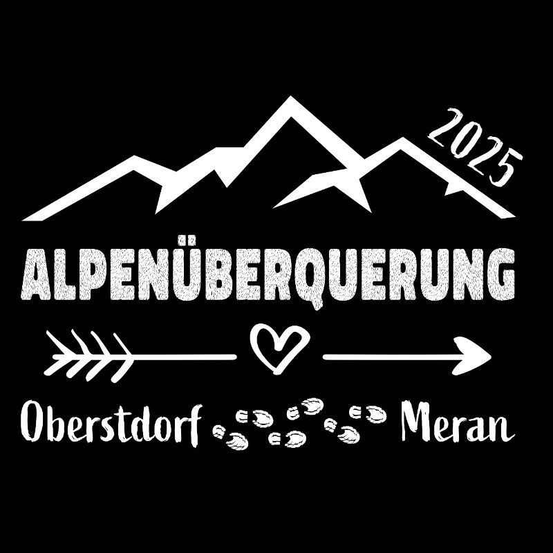 Alpenüberquerung Oberstdorf Meran 2025 Geschenk