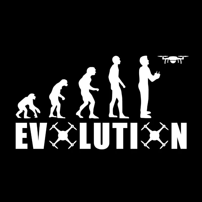 EVOLUTION DROHNE Geschenk Bodenpilot Fliegen