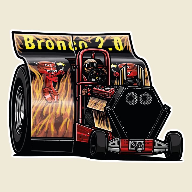 Tractor Pulling // Illustration