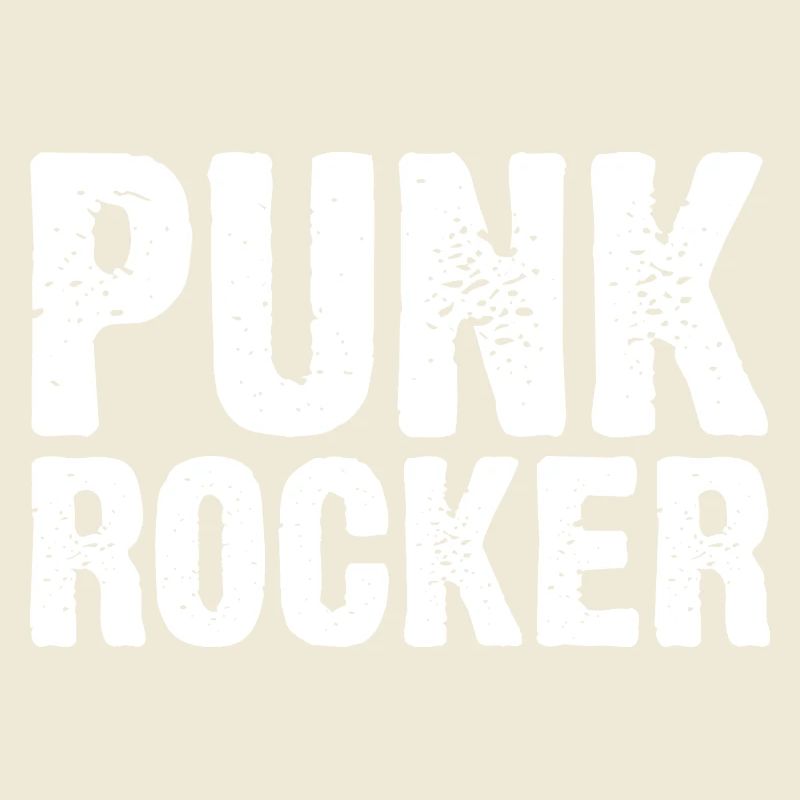 Bold Punk Rock Typography Design