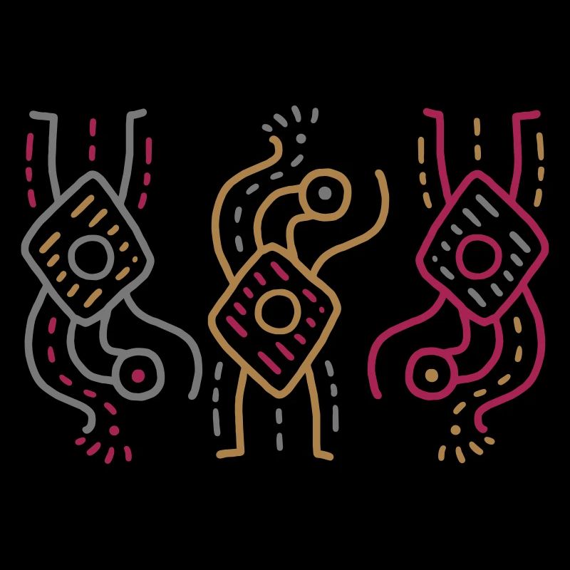 Abstract figures ornament - YMIR - vector graphic