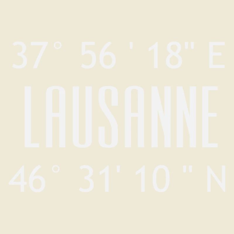 Coordonnées Lausanne typographique