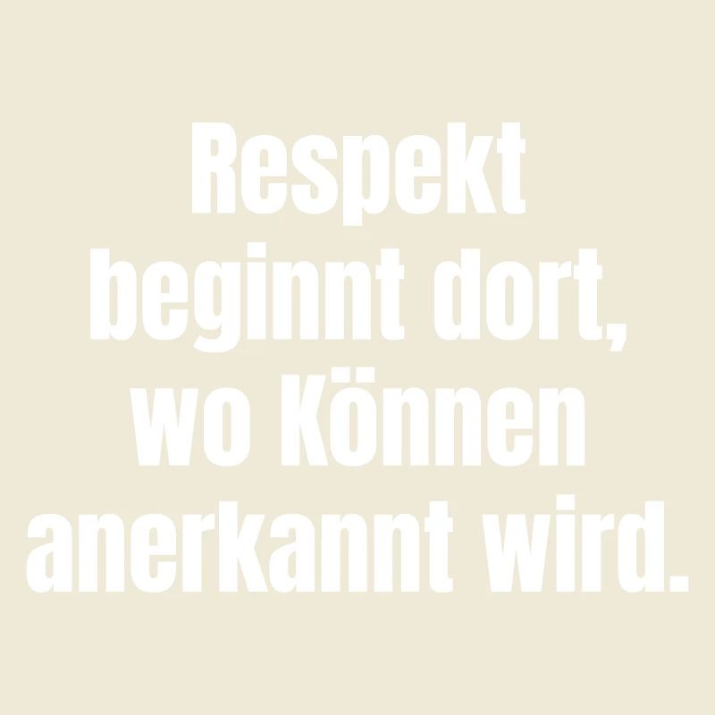 Respect through recognised skills