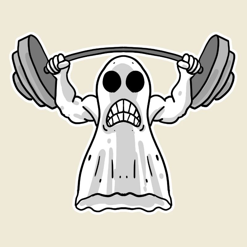 Levantamiento de pesas - Ghost Motif