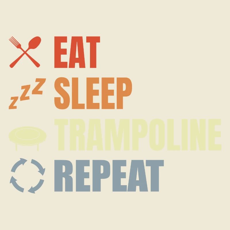 Trampolinspringen Routine