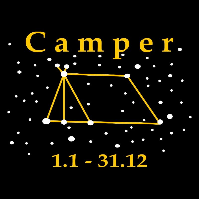 Camper Camping Sternzeichen Geschenkidee