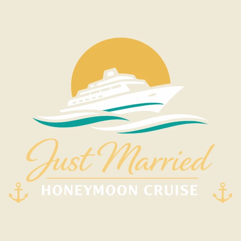 Honeymoon Just Married Gift Couples