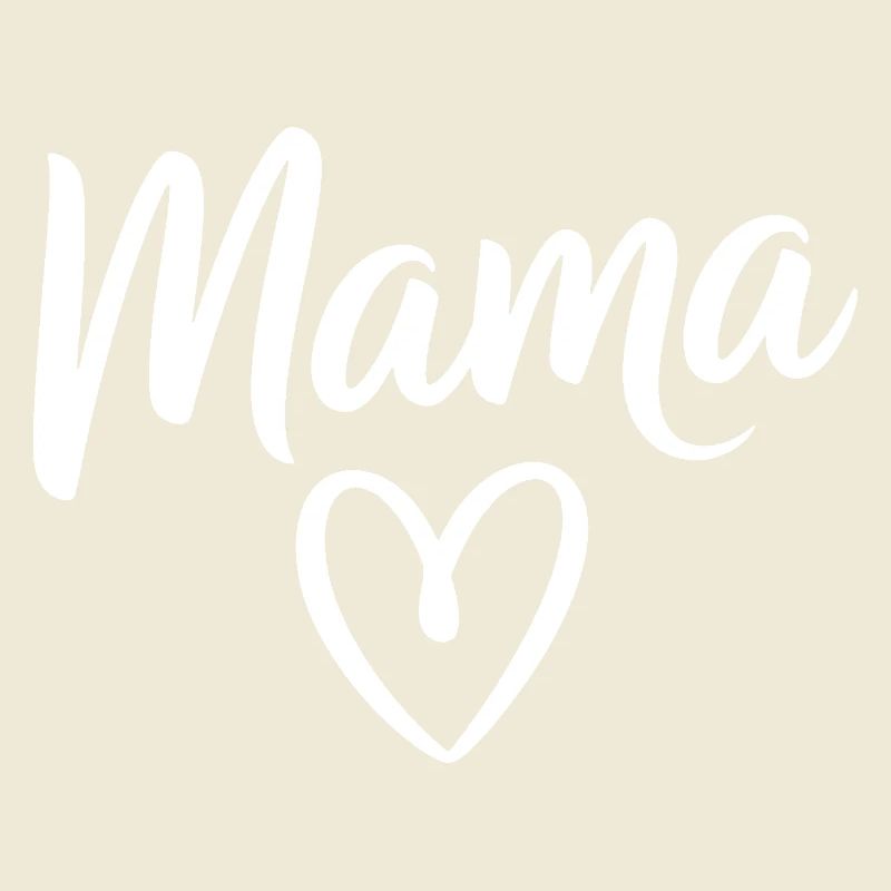 Mama Heart Script Typography
