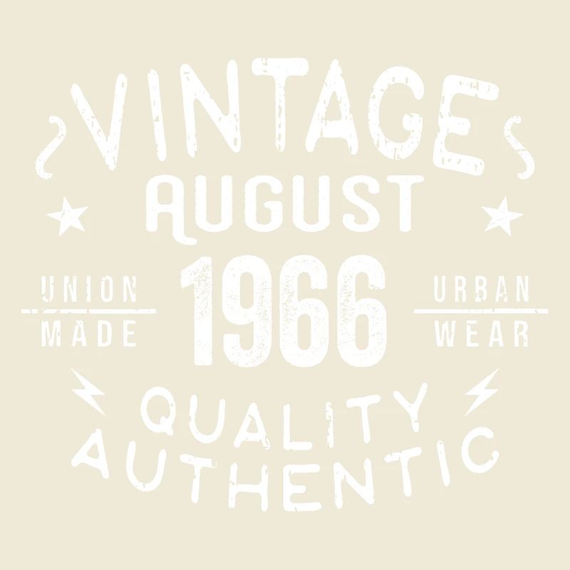 August 1966 Geburtstagsgeschenk August 1966 Retro