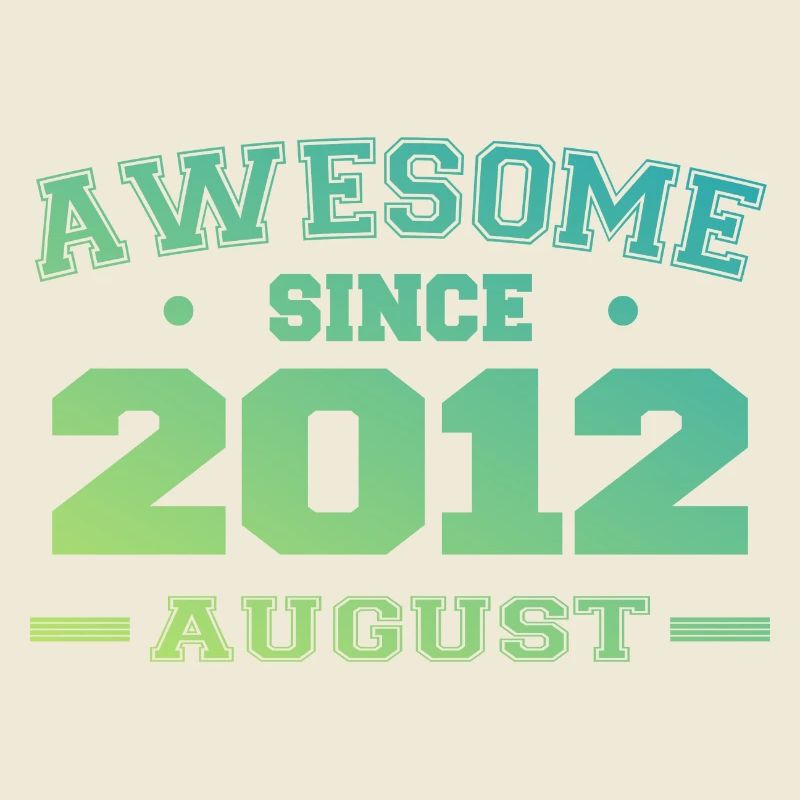 2012 August Jahr Geburt Geburtstag August 2012