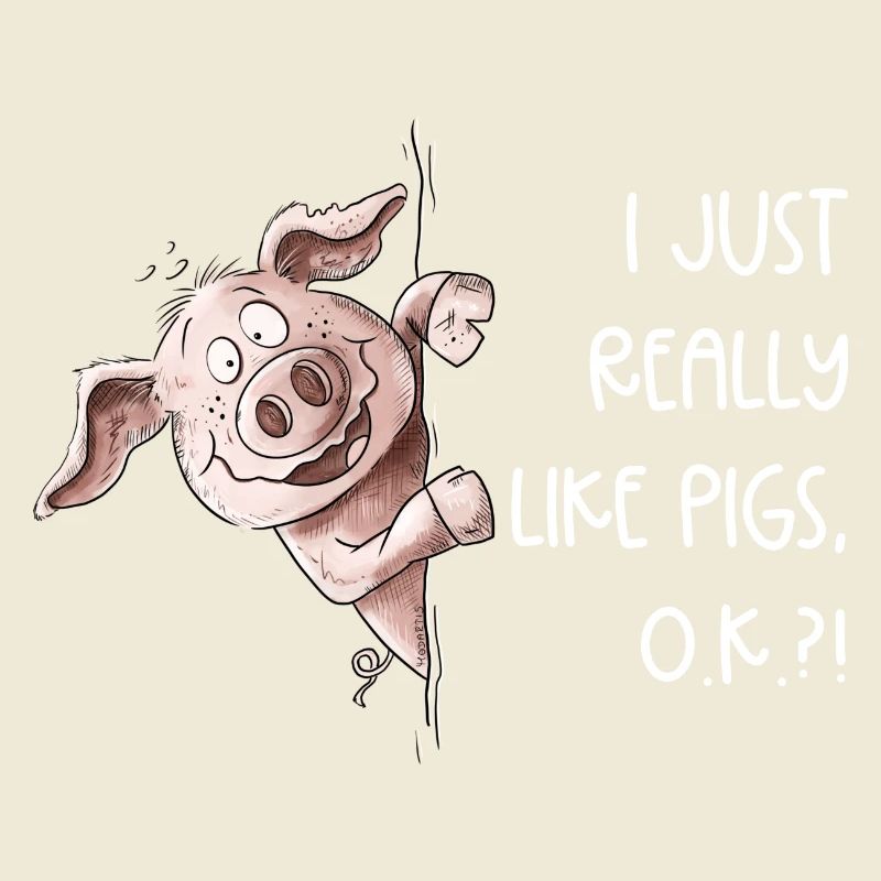 J’aime vraiment les cochons Cochon Cochon