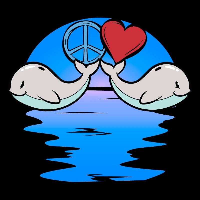 Bambino Pesce Balena Mammifero Marino Bambini Pace