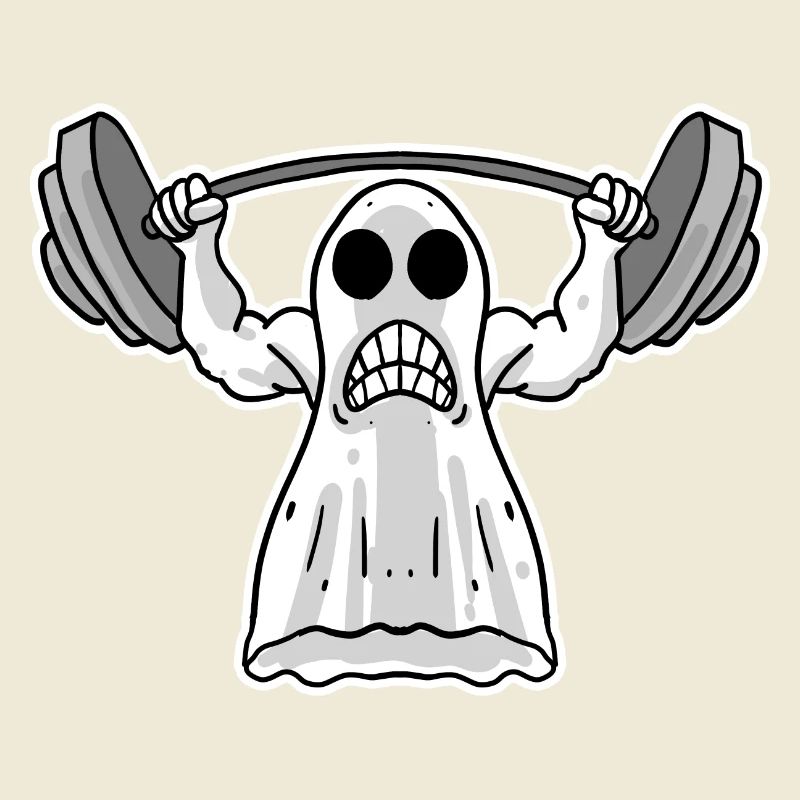 Lifting Weight - Ghost Motif