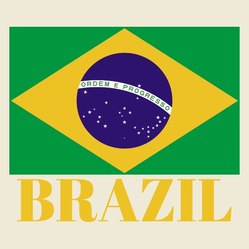 Vintage C’est dans mon ADN Brésil Drapeau BRÉSILIEN BRÉSIL