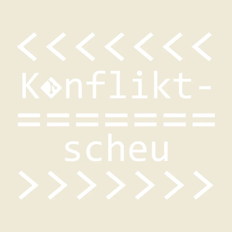 Chemise Git Nerd Aversion aux conflits