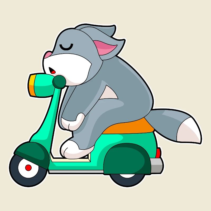 Trottinette pour chat