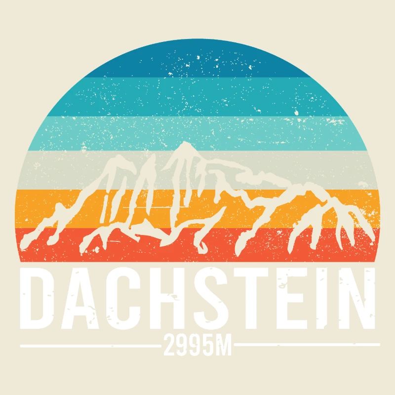 Dachstein Ramsau Autriche Coucher de soleil rétro