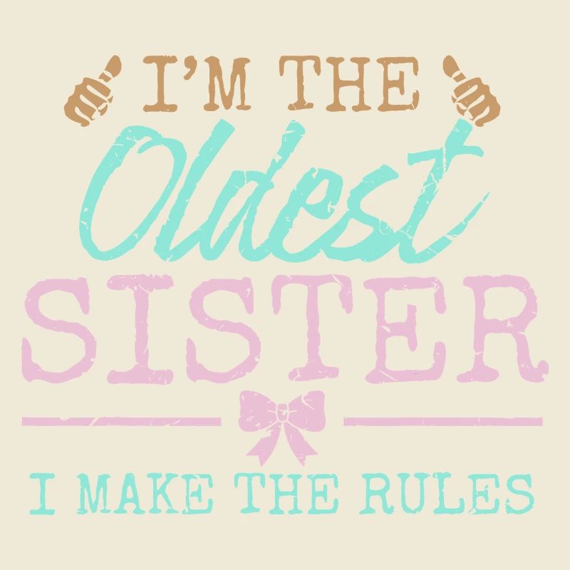 Älteste Schwester regelt Grafik-Tee