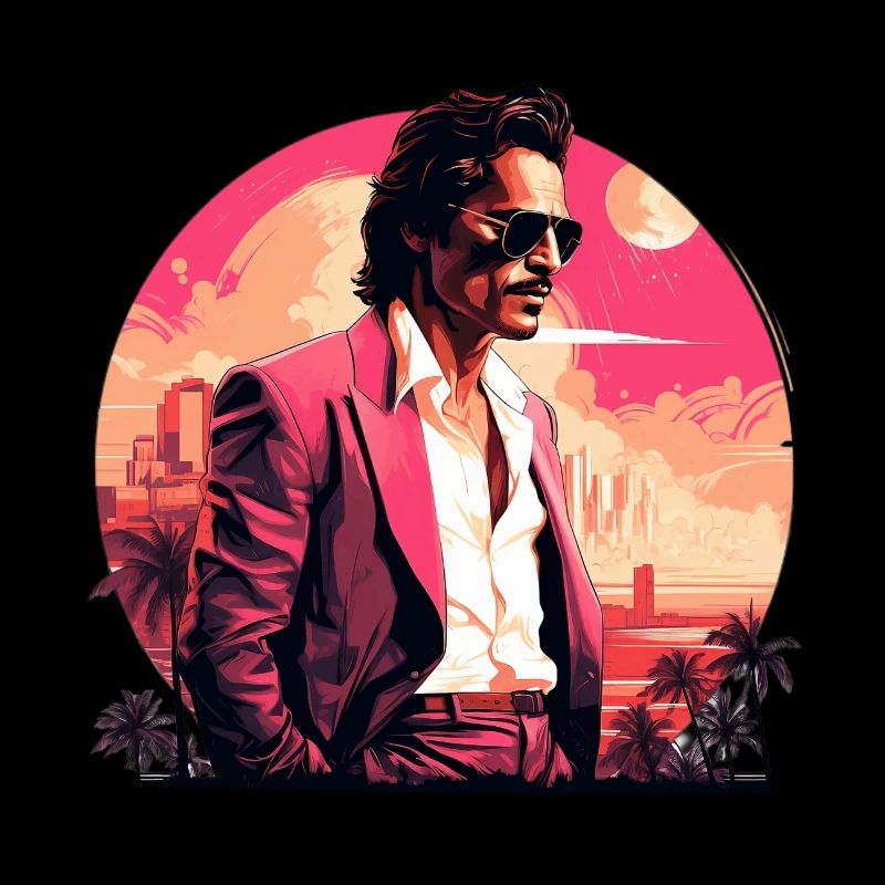 Retro Miami Boho Style Design