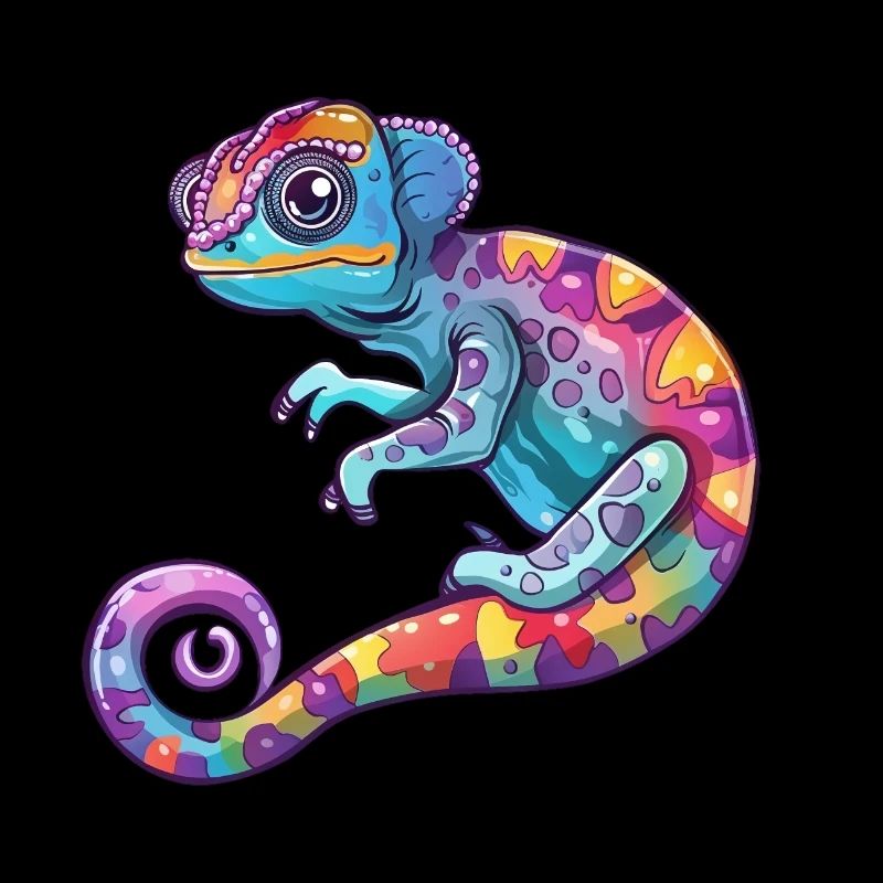 Bunter Chamäleon Entdeckungsreise