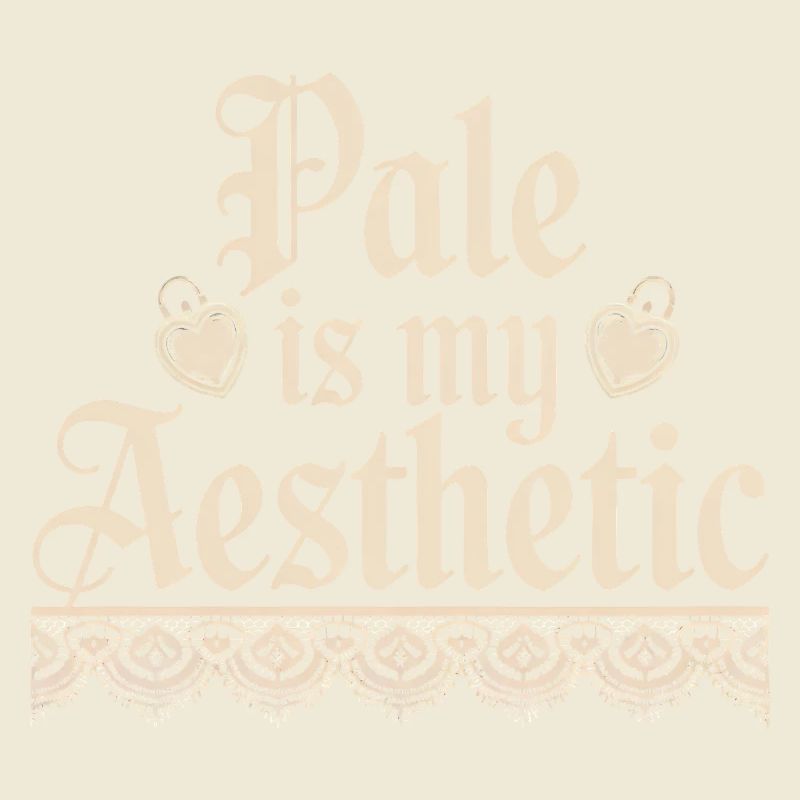 Pale Aesthetic Lace Typography