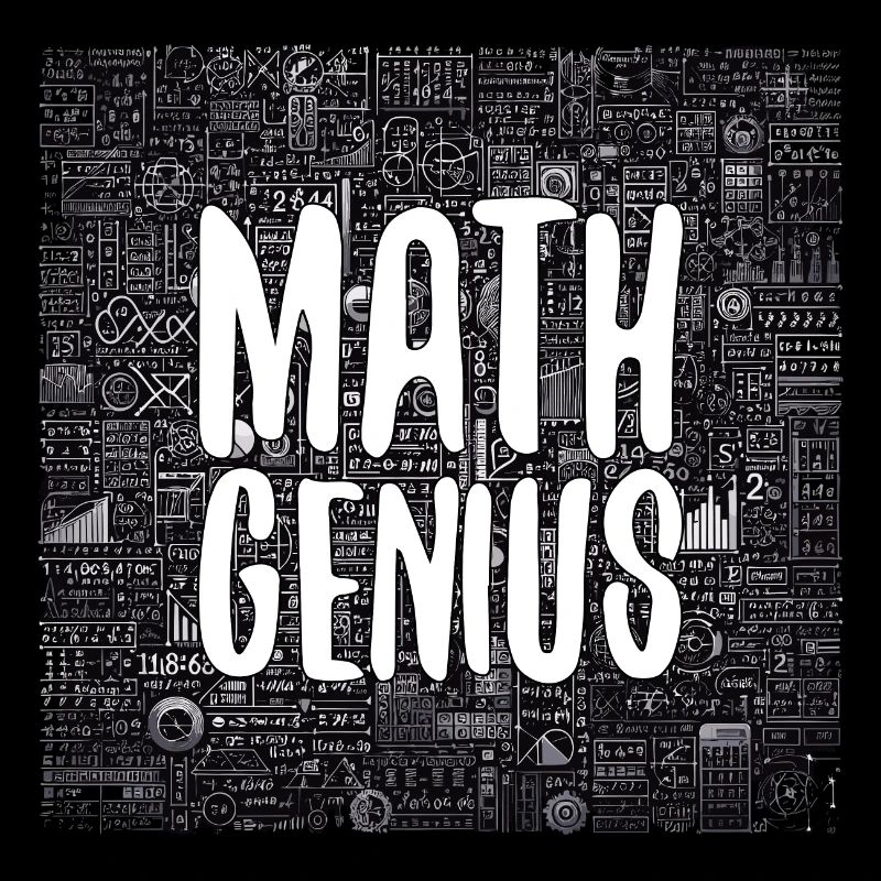 Math Genius Math Genius Math cadeau