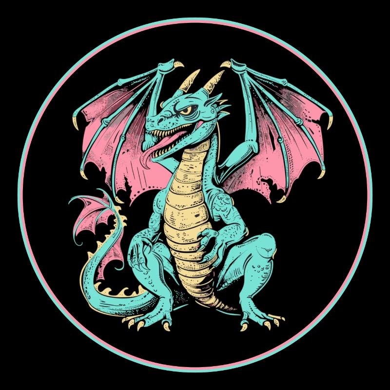 A very cool Dragon. A mighty phantasy creature