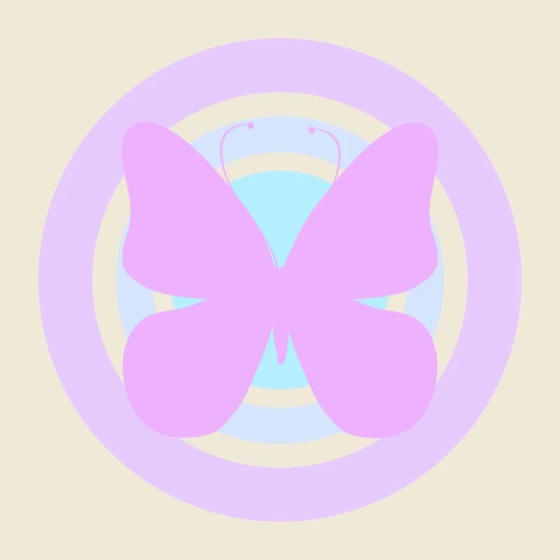 Papillon céleste violet