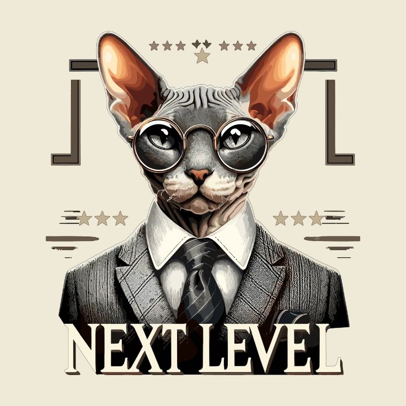 Cornish Rex Anzug Next Level Katze Geschenk