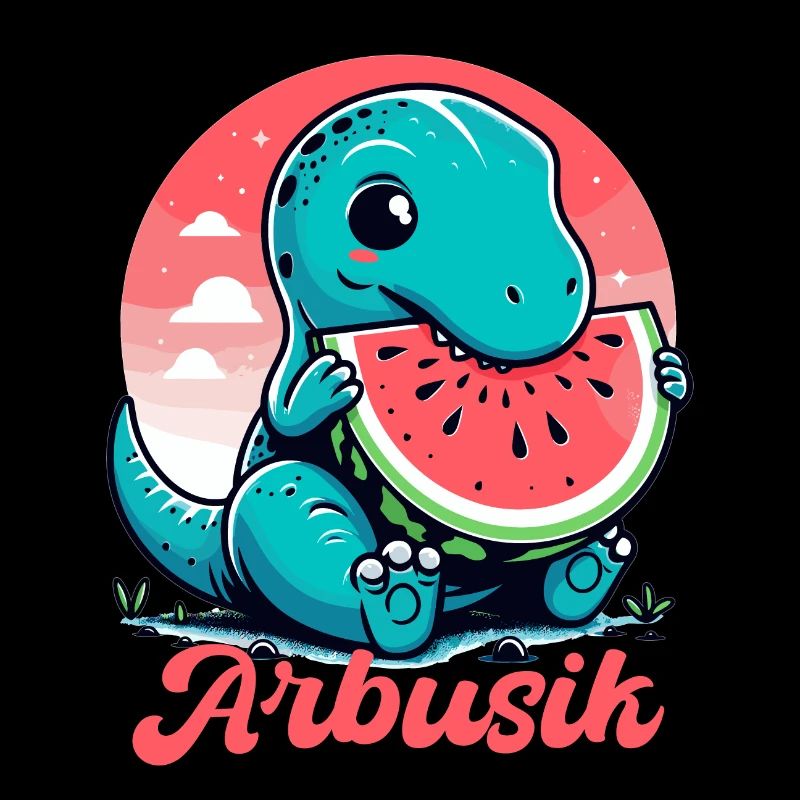 Mignon T-Rex Pastèque Arbusik Cadeau