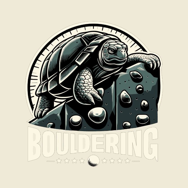 Bouldering Turtle Climbing Gift