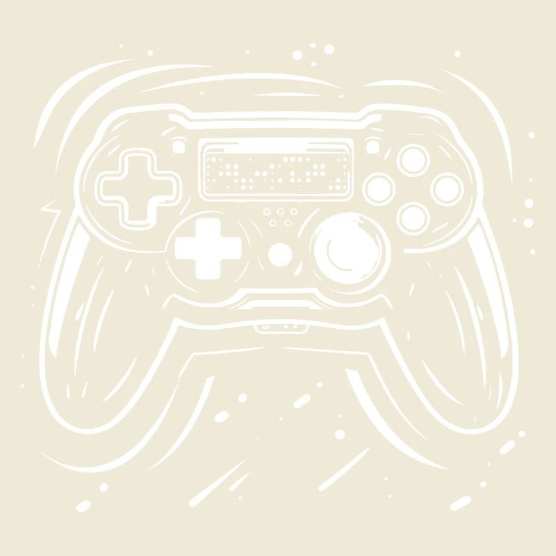 Gaming Controller Zeichnung