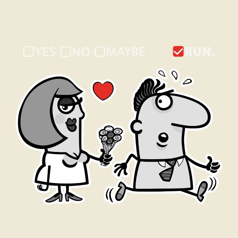 Liebe oder Flucht – Unkonventioneller Humor (Dark Version)