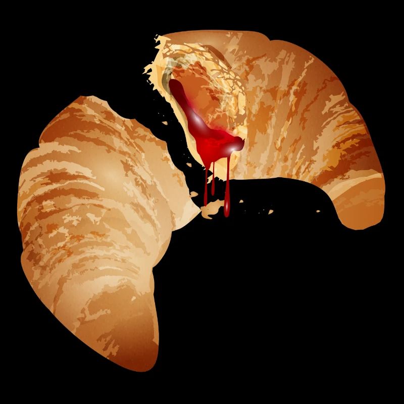 Le populaire croissant fourré à la confiture