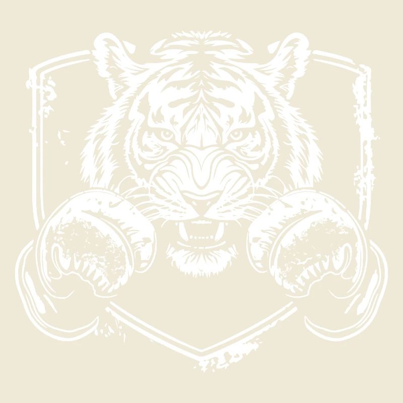 Starker Tiger mit Kampfpose