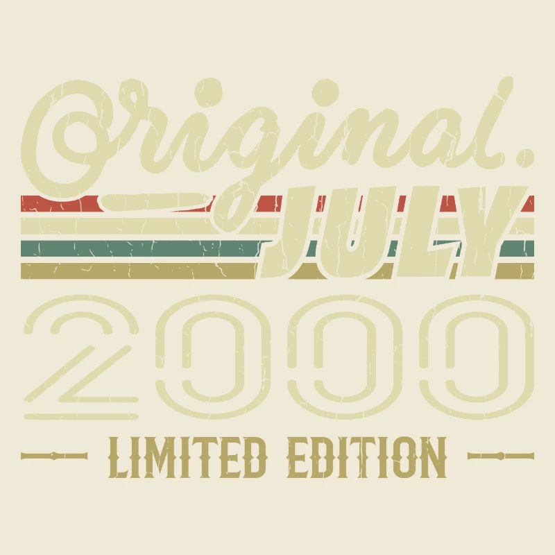 Juli 2000 Original 2000 Geburtstagsgeschenk